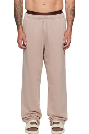 SKIMS Pantalon de survêtement droit taupe - Terry