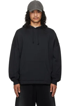 SKIMS Pull à capuche surdimensionné noir - Fleece Lounge