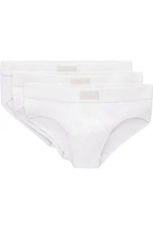 SKIMS Ensemble de trois slips blancs - Cotton