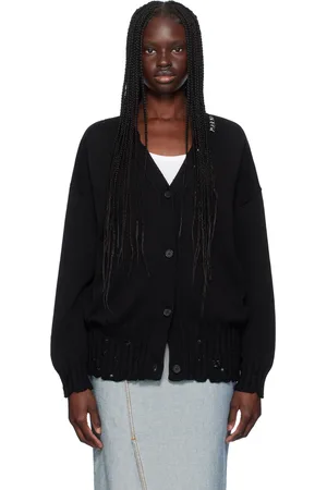 Marni Cardigan noir à effet usé