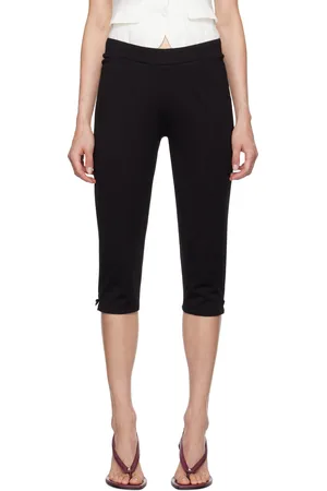 DANIELLE GUIZIO Legging de style capri Caria noir