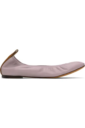 Lanvin Ballerines mauves en cuir