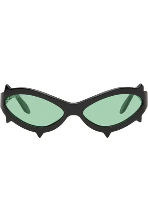MAUSTEIN Lunettes de soleil noires à clous exclusives à SSENSE