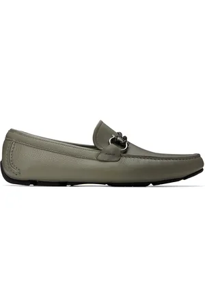 Salvatore Ferragamo Flâneurs gris à ferrure Gancini