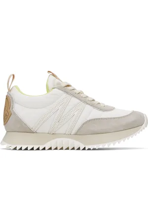 Moncler Baskets Pacey beige et blanc