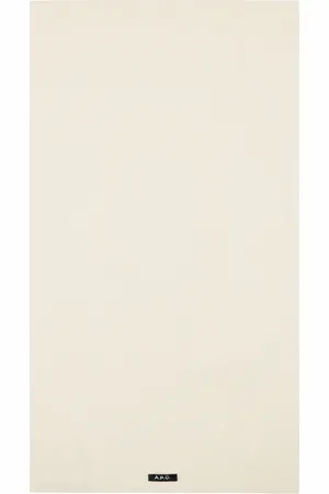 A.P.C. Écharpe Bob blanc cassé