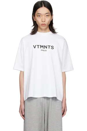 VTMNTS T-shirt blanc à logo Paris