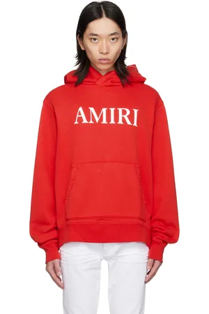 AMIRI Pull à capuche rouge - Core
