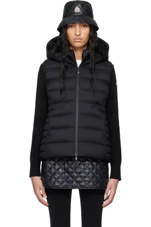 Moncler Veste Barraux noire rembourrée en duvet