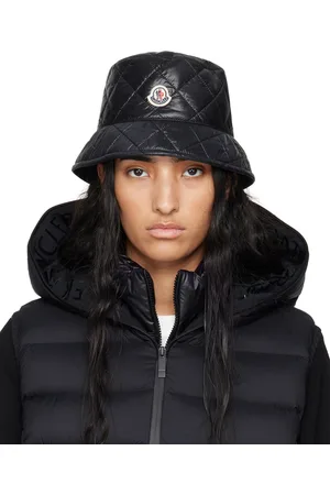Moncler Chapeau bob matelassé noir