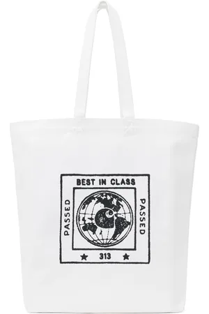 Carhartt Cabas blanc à image à logo imprimée