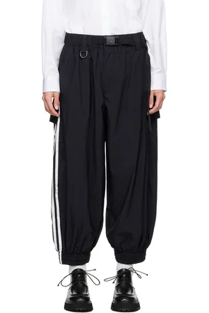 Y-3 Pantalon de survêtement noir en nylon