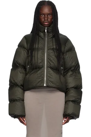 Rick Owens Blouson Turtle vert rembourré en duvet - Porterville
