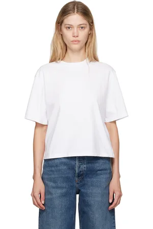 AGOLDE T-shirt Sulma blanc à emmanchures basses