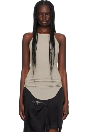 Rick Owens Débardeur blanc cassé - Porterville