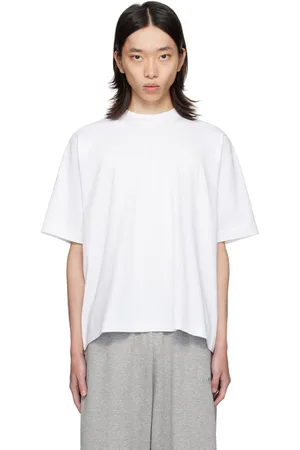 VTMNTS T-shirt blanc à logo brodé