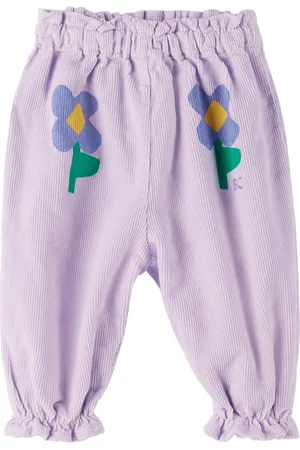 Bobo Choses Bébé | Pantalon de détente mauve à images de pensée