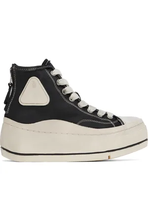 R13 Baskets montantes Kurt noires
