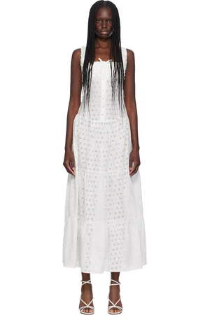 Frankies Bikinis Robe longue Christabelle blanche
