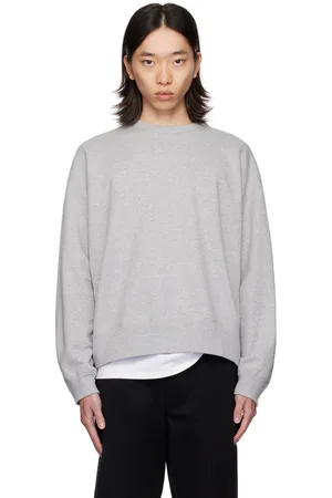 Reigning Champ Pull molletonné décontracté gris en jersey d