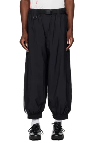 Y-3 Pantalon de survêtement noir en nylon