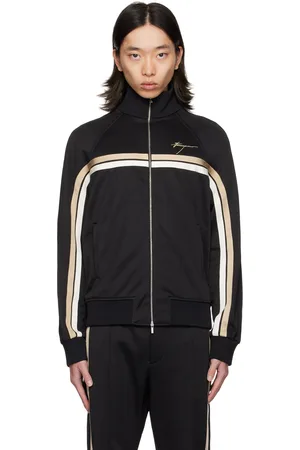 Salvatore Ferragamo Blouson de survêtement de sport noir