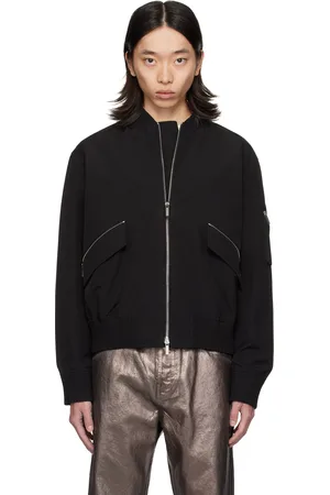 Salvatore Ferragamo Blouson aviateur hydrofuge noir