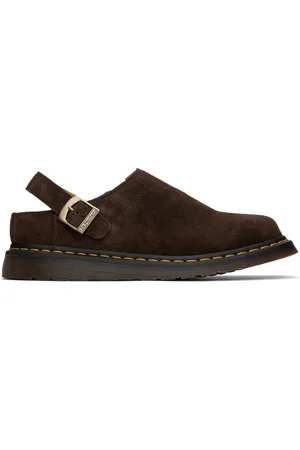 Dr. Martens Mules Isham brunes en suède