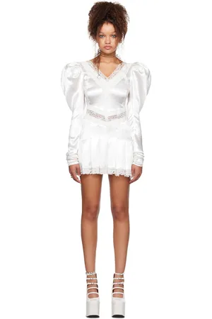 I’m Sorry by Petra Collins Robe courte de mariage blanc cassé édition Mimi Wade exclusive à SSENSE