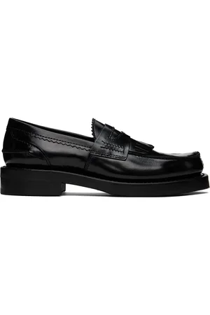 OUR LEGACY Flâneurs noirs en cuir