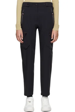 Moncler Pantalon noir à logo contrecollé - Day-Namic