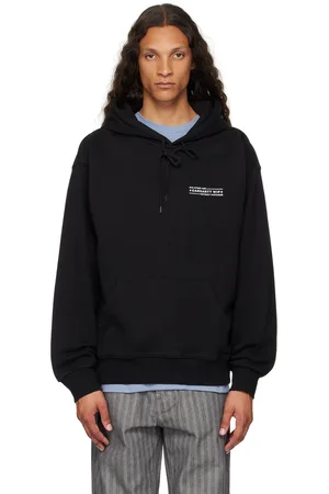 Carhartt Pull à capuche noir à images à logo