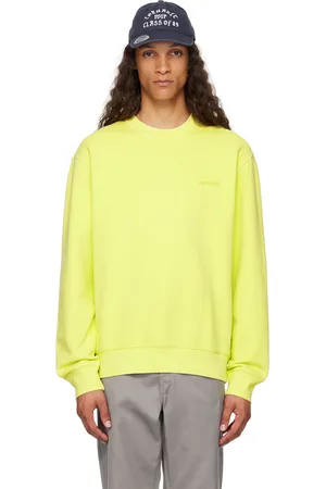 Carhartt Pull molletonné jaune à logo Script - Duster
