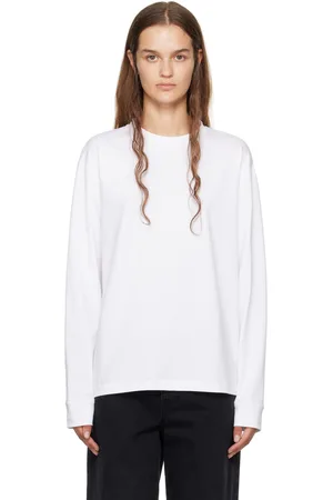 The Row T-shirt à manches longues Ciles R blanc