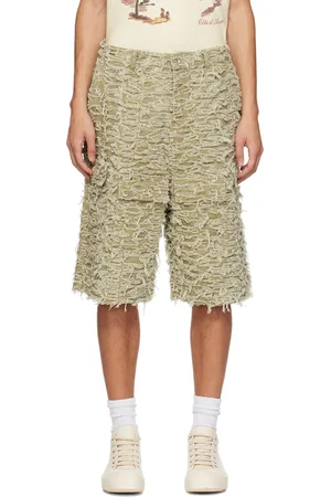 Who Decides War Short Husk brun clair en denim exclusif à SSENSE
