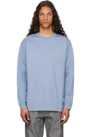 Carhartt T-shirt à manches longues bleu - Chase
