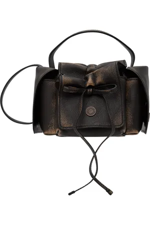 Acne Studios Mini sac brun à poches