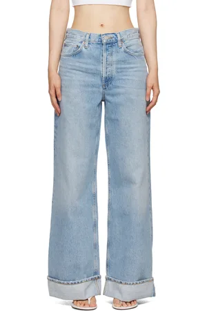 AGOLDE Jean Clara bleu