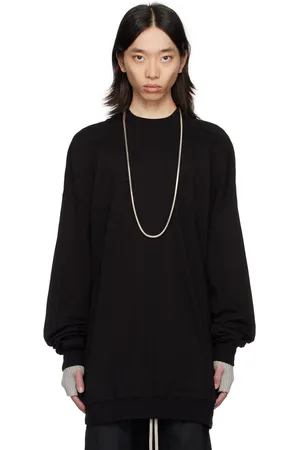 Rick Owens Pull molletonné Peter noir à panneaux - Porterville