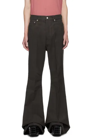 Rick Owens Jean semi-évasé Bolan gris - Porterville