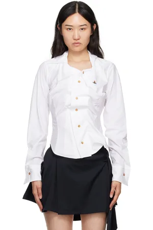 Vivienne Westwood Chemise blanche à assemblage Drunken