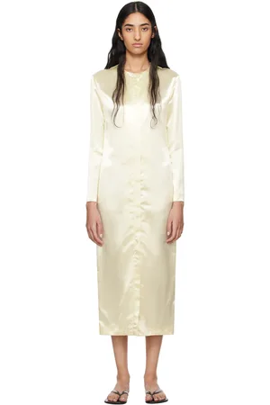 The Row Robe longue Iside blanc cassé