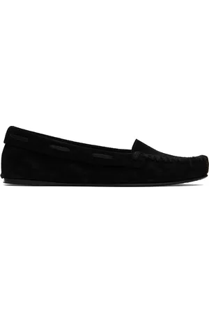 The Row Flâneurs Mabel noirs à bout de style mocassin