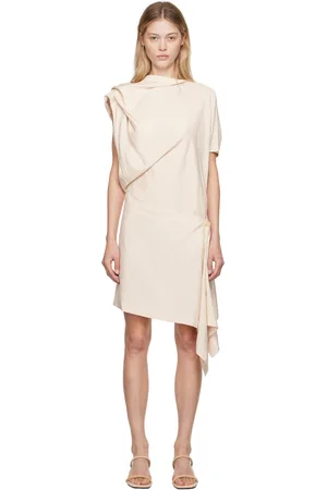 Issey Miyake Chemisier Enclothe blanc cassé