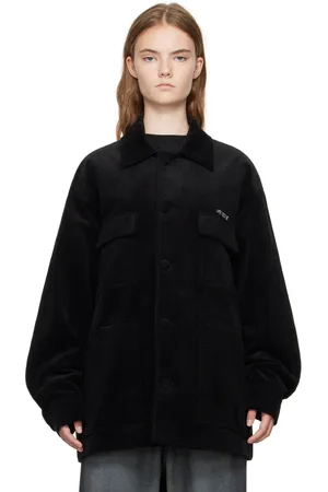 We11 Done Blouson noir à quatre poches