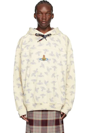 Vivienne Westwood Pull à capuche Fresh blanc cassé