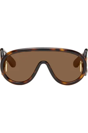 Loewe Lunettes de soleil de type visière Wave brunes - Paula’s Ibiza