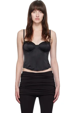 FLEUR DU MAL Corset Hamptons noir