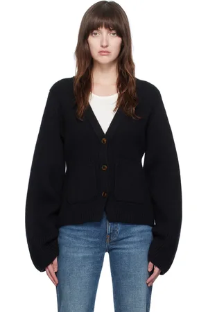 Khaite Cardigan Scarlet noir