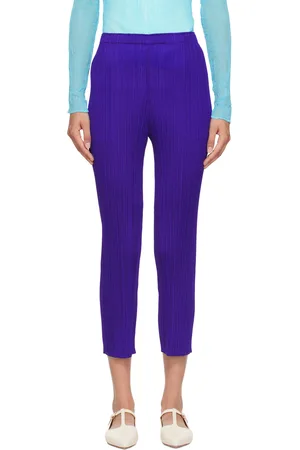 PLEATS PLEASE ISSEY MIYAKE Pantalon Monthly Colors July bleu